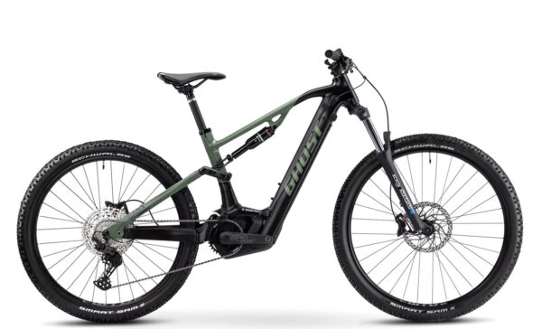 Ghost E-ASX 130 Essential - 29/27.5+ Zoll 625Wh 11K Fully - black/light kaki - matt