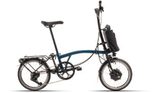 Brompton C-Line Electric Urban 4-speed - 16 Zoll 300Wh 4K Faltrad - Ocean Blue