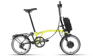 Brompton C-Line Electric Urban 4-speed - 16 Zoll 300Wh 4K Faltrad - Yuzu Lime