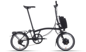 Brompton C-Line Electric - 12 Speed - 16 Zoll 300Wh 12K Faltrad - Black