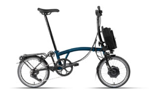 Brompton C-Line Electric - 12 Speed - 16 Zoll 300Wh 12K Faltrad - Ocean Blue