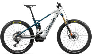 Orbea WILD FS M-Team - 29 Zoll 625Wh 12K Fully - Stone Silver - Jade Green Carbon