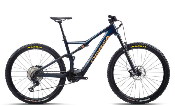 Orbea RISE M20 - 29 Zoll 360Wh 12K Fully - Coal Blue/Red Gold