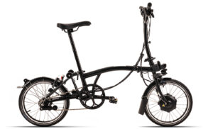 Brompton C-Line Electric Explore M - 16 Zoll 300Wh 6N Faltrad - Gloss Black