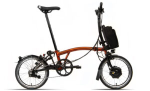 Brompton C-Line Electric Explore M - 16 Zoll 300Wh 6N Faltrad - Flame Lacquer