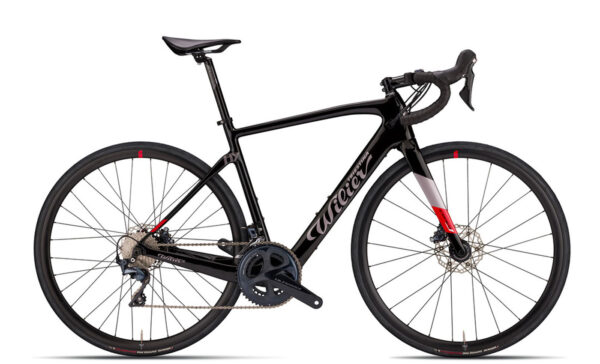 Wilier Cento 1 Hybrid - 28Zoll 250Wh 22K Diamant - black grey red glossy