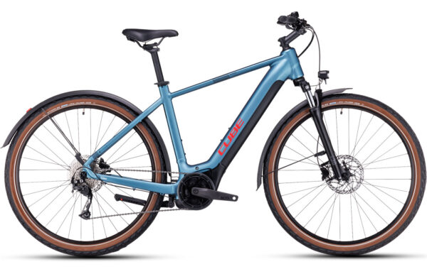 Cube Nuride 625 Performance Allroad - 28 Zoll 625Wh 9K Diamant - metalblue´n´red