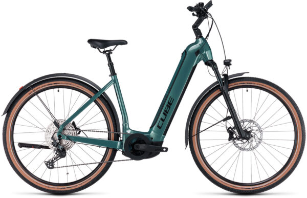Cube Nuride Hybrid SLX 750 Allroad - 28 Zoll 750Wh 12K Wave - verde´n´black