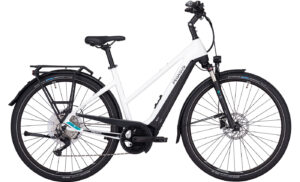 PEGASUS Premio Evo 10 Lite 750 - 28 Zoll 750Wh 10K Trapez - metallic off-white/black matt