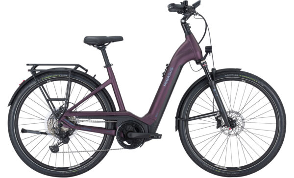 PEGASUS Premio Evo 11 Lite - 28 Zoll 750Wh 11K Wave - dark berry