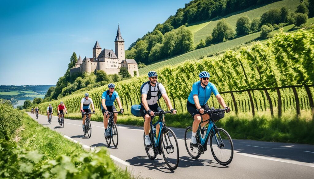 Grenzüberschreitende Radtour entlang des Rheins