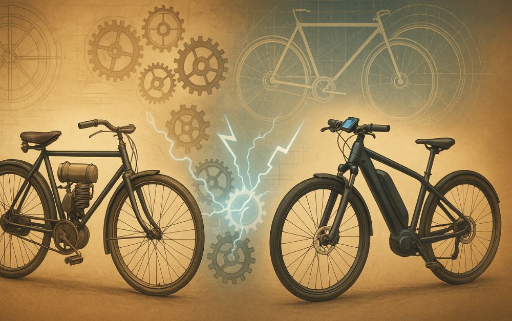 Entdecken Sie die Geschichte der E-Bikes in Kürze