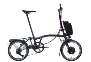 Brompton P-Line Electric Explore 12-speed - Typ H - 16 Zoll 300Wh 12K Faltrad - Amethyst Lacquer