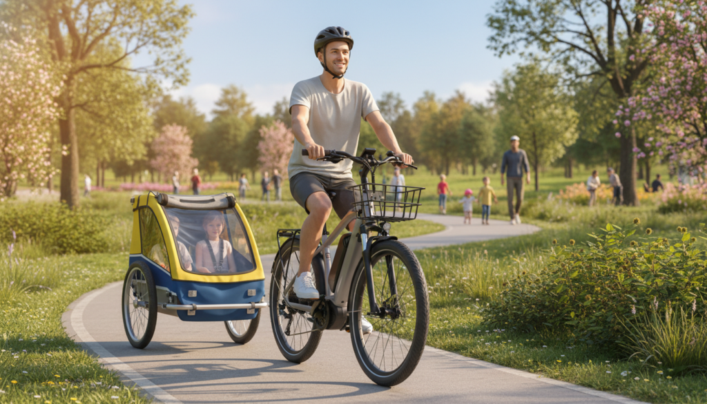 E-Bike Sicherheit Kinderanhänger E-Bike Sicherheit Kinderanhänger