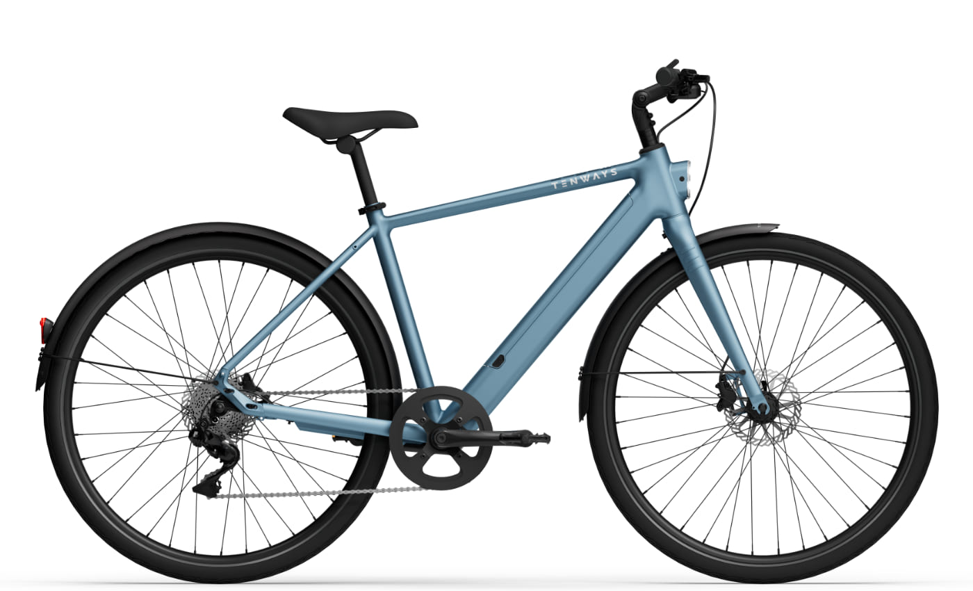 Tenways CGO600 Plus V1 - 28 Zoll 360Wh 8K Diamant - Sky Blue
