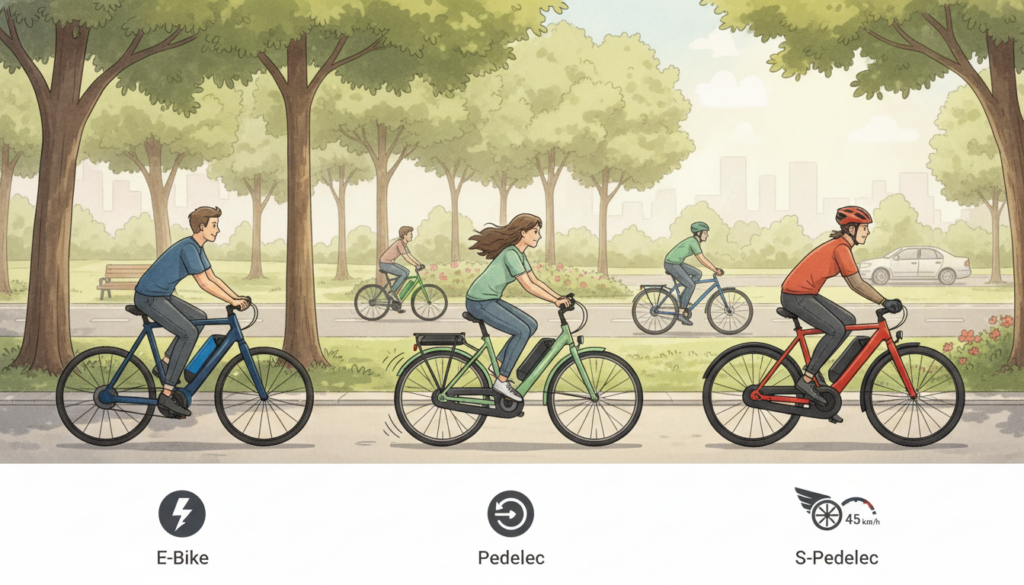 Unterschied E-Bike Pedelec S-Pedelec Unterschied E-Bike Pedelec S-Pedelec
