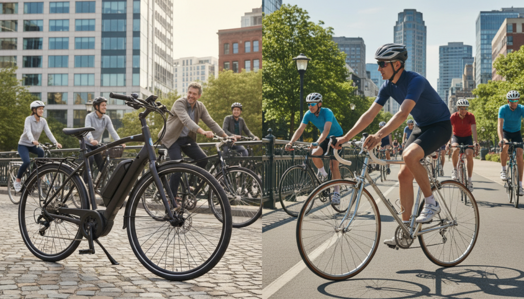 Unterschied E-Bike und Fahrrad Unterschied E-Bike und Fahrrad