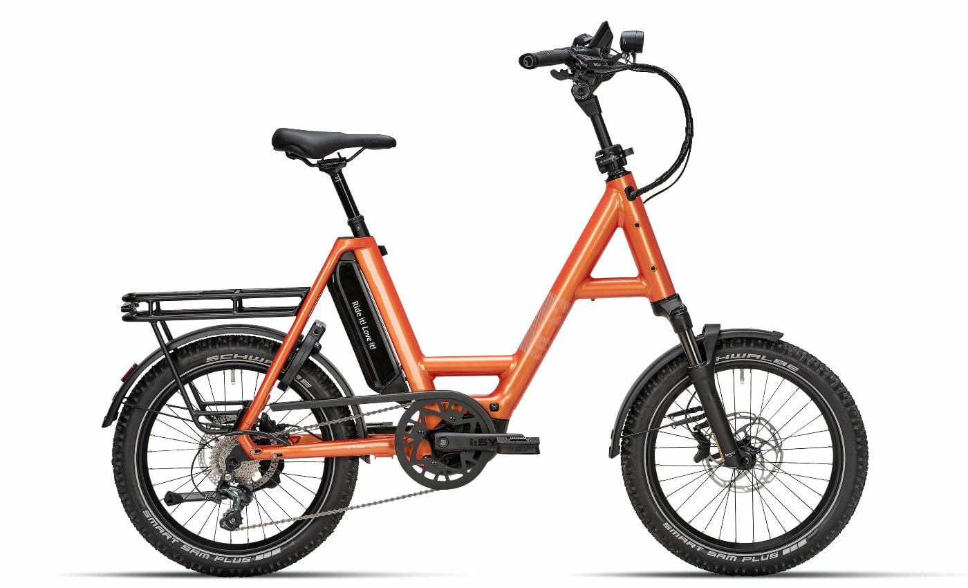 i:SY S10 Adventure - 20 Zoll 545Wh 10K Compact -happy orange