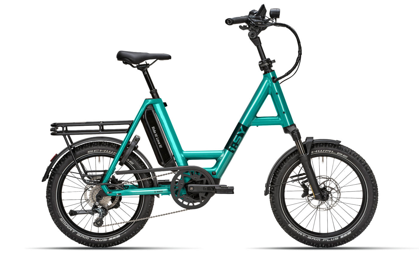 i:SY S10 Adventure - 20 Zoll 545Wh 10K Compact -opal green